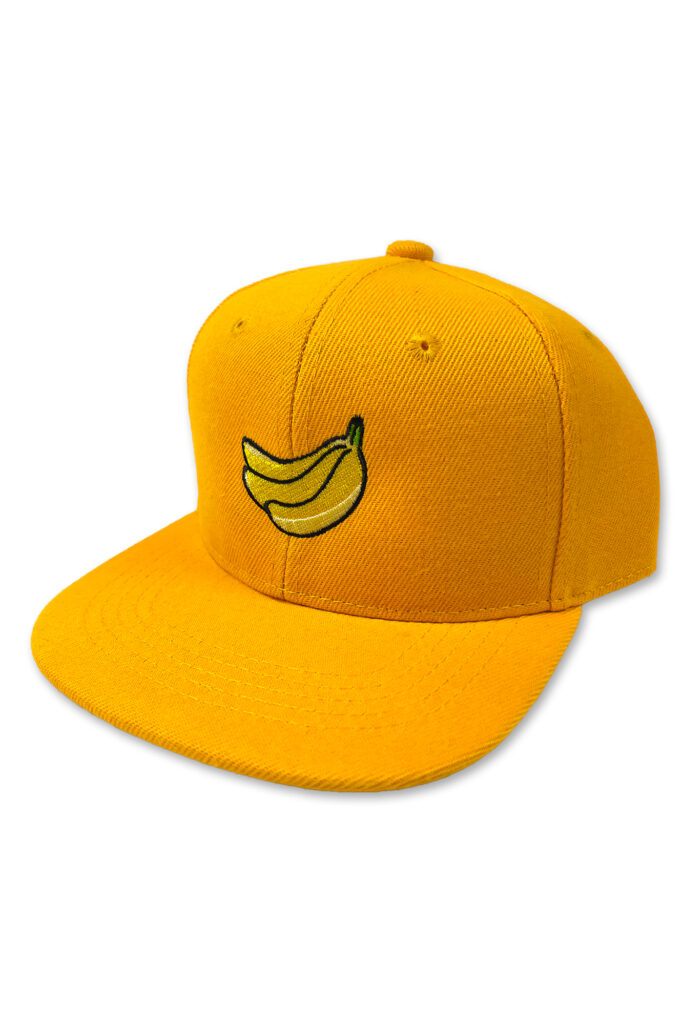 Banana Hat on Yellow