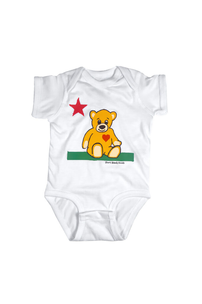 Teddy Onesie on White