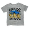Monster Truck Heather Grey Tee