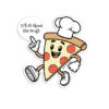 Pizza Man Sticker