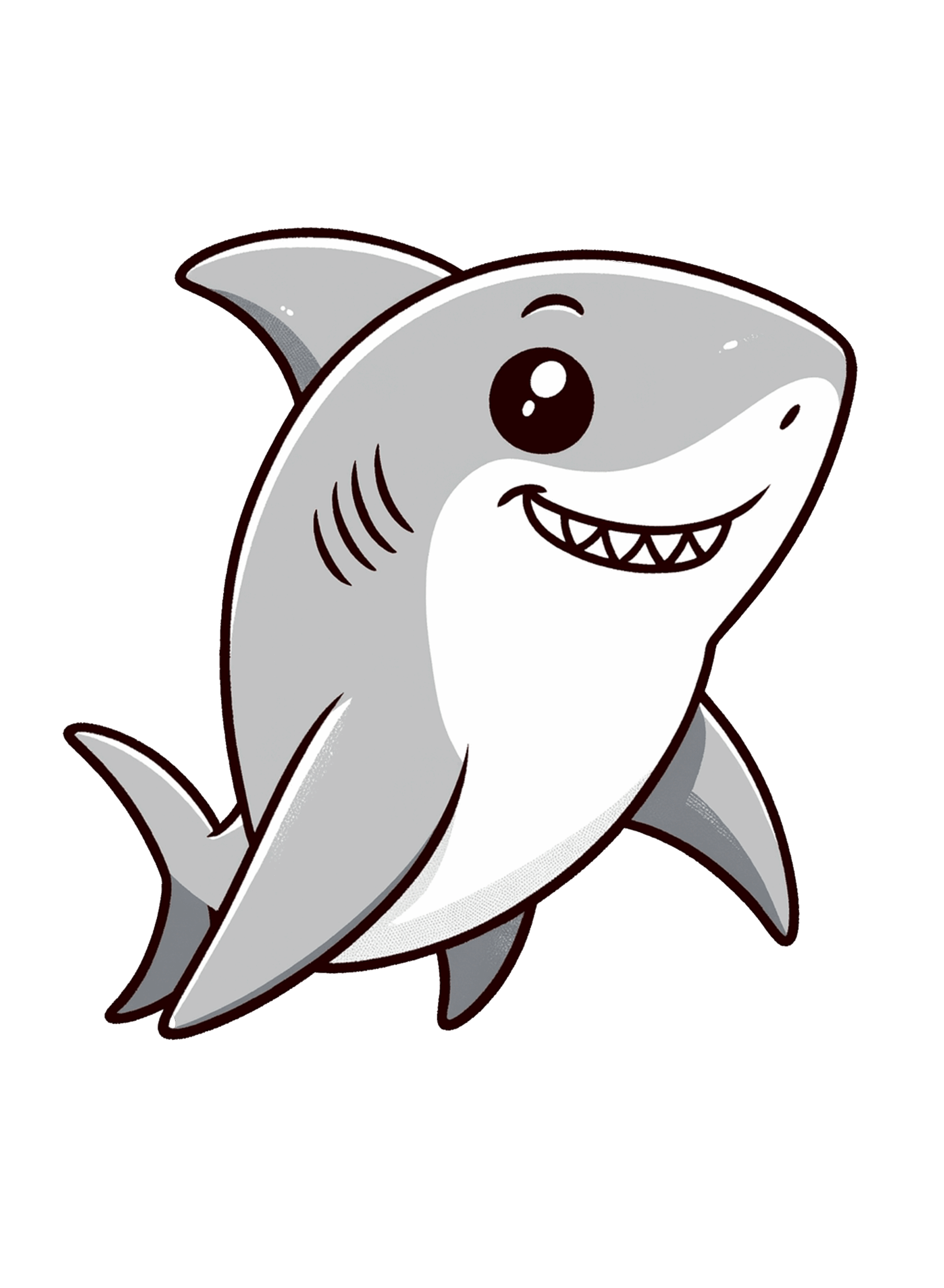 Shark smiling