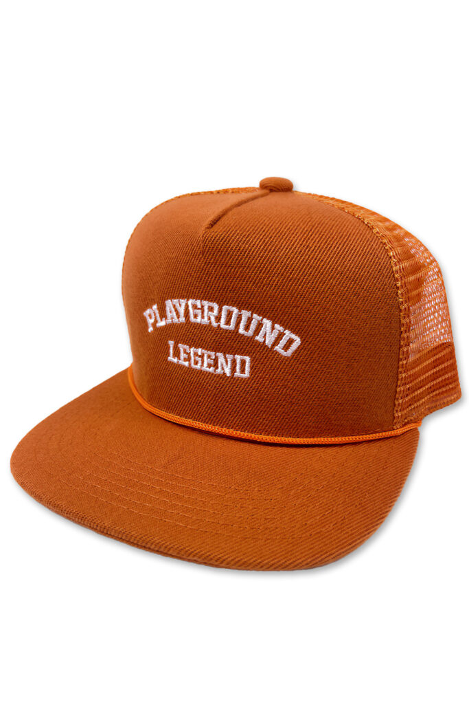 Playground Legend Rope Hat on Burt Orange