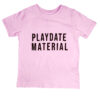 Playdate Material Tee Pink