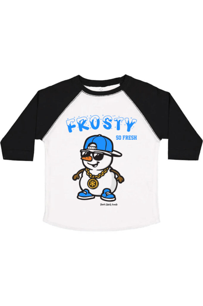 Frosty So Fresh baseball tee